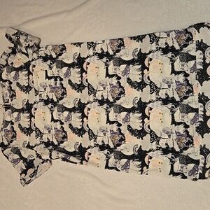 Graphic Polar Bear Print Short Sleeve Tunic